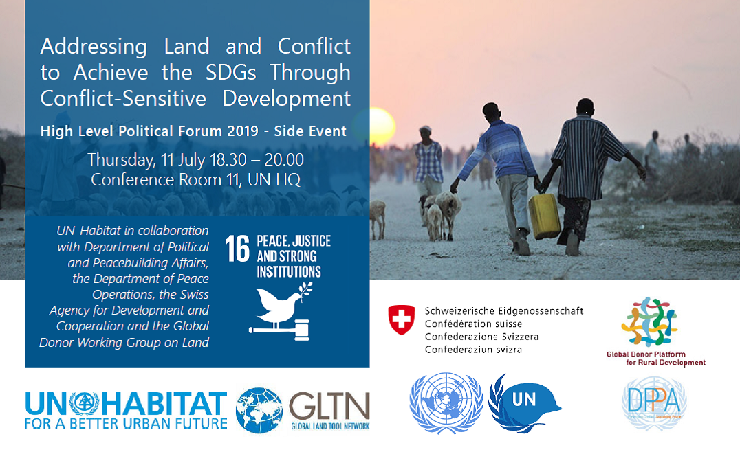 Addressing Land and Conflict to Achieve the SDGs Through Conflict-Sensitive Development