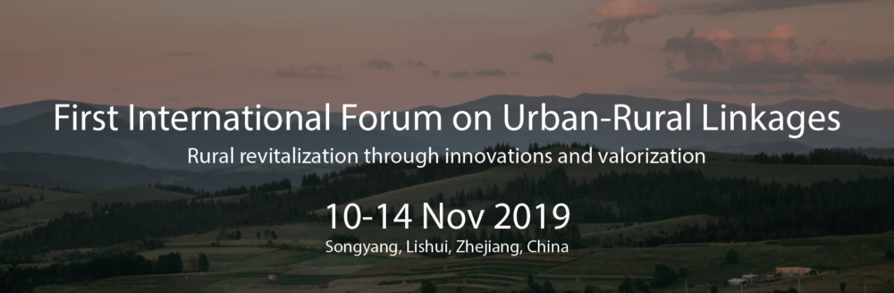 First International Forum on Urban-Rural Linkages