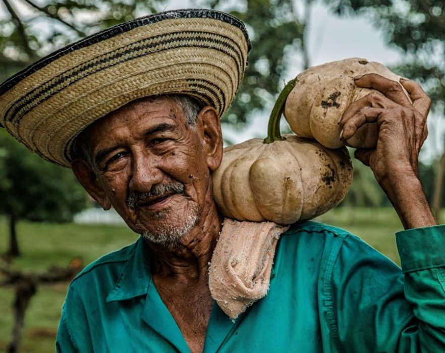 Campesino colombiano. Foto publicada en Colombia informa