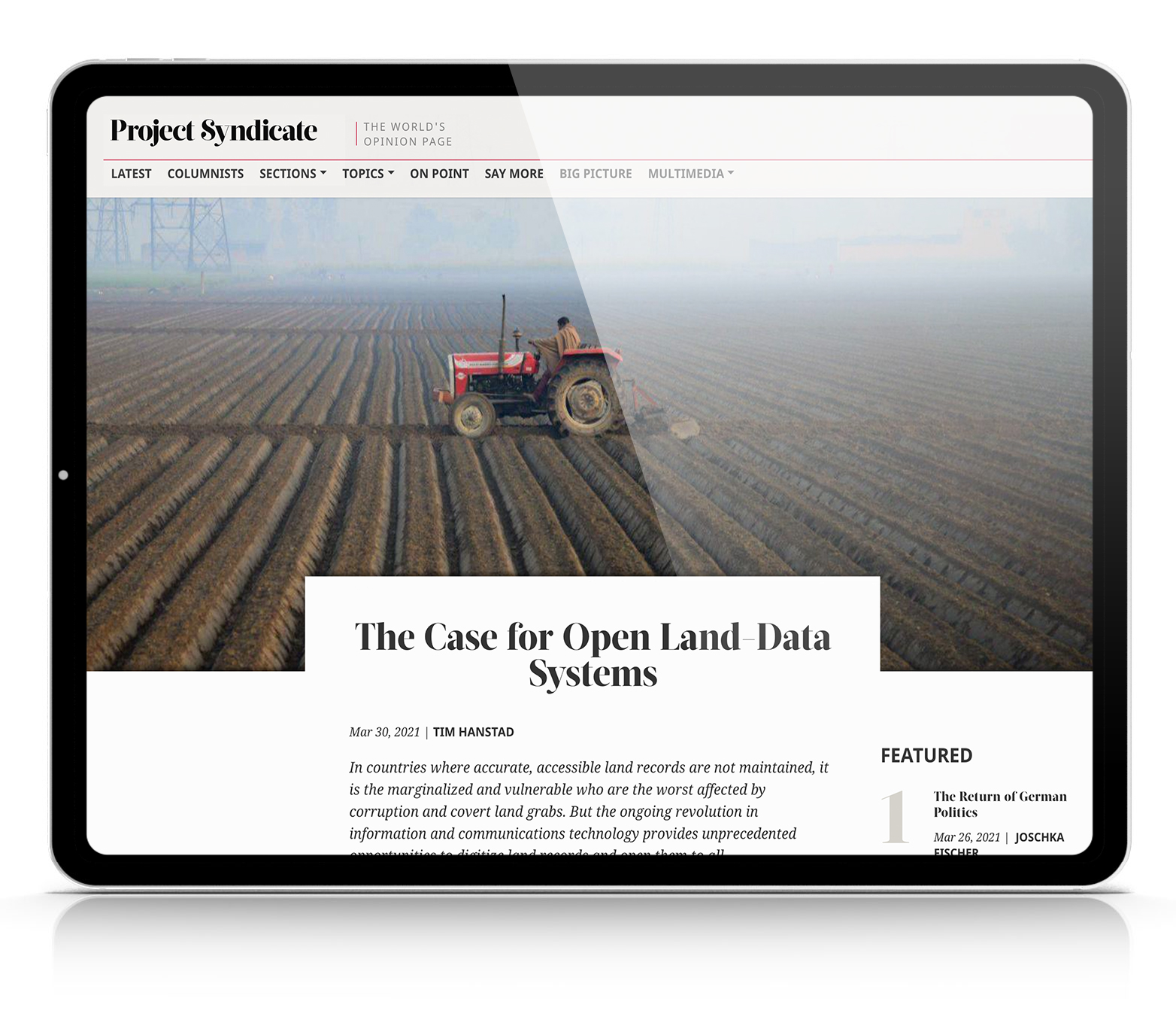 The Case for Open Land Data