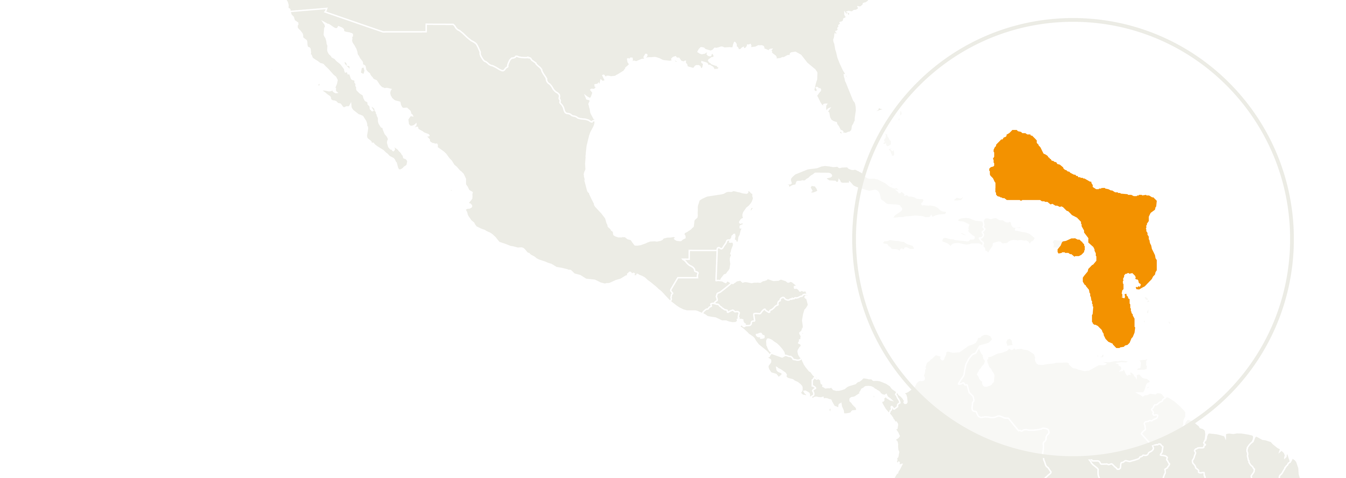 Map of Bonaire, Santo Eustáquio e Saba