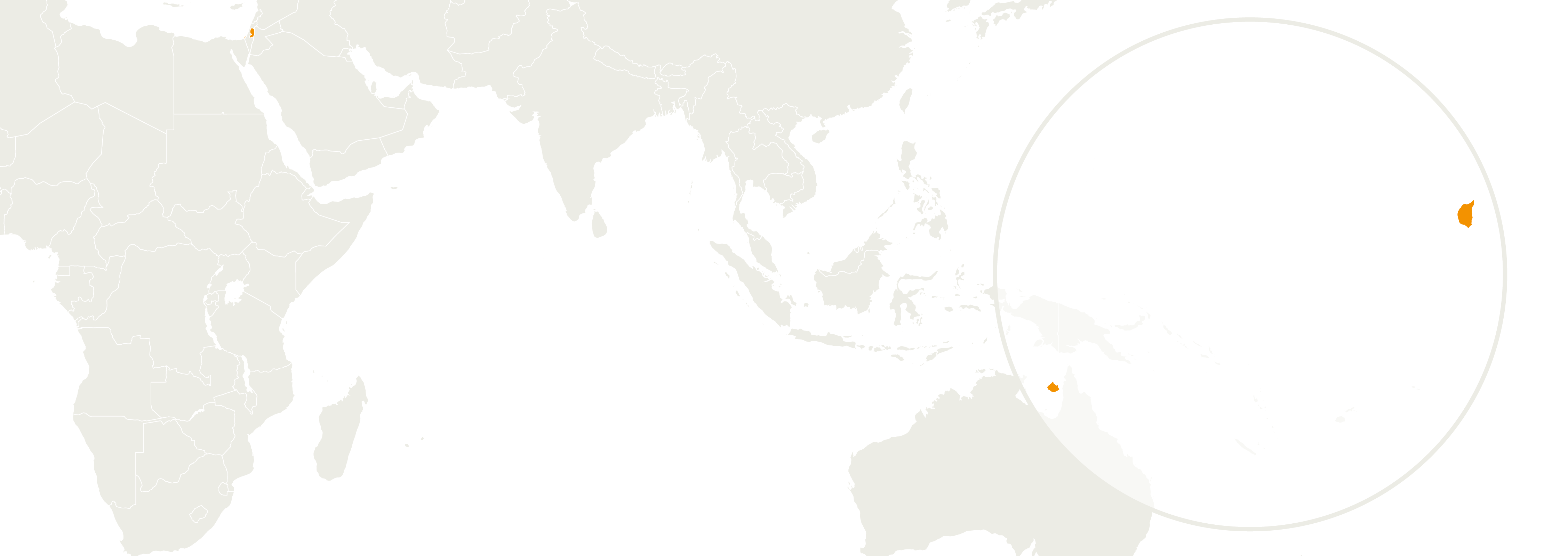 Map of Pitcairn Islands