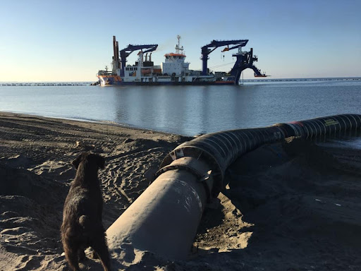 Anaklia port dredging, photo by Jelger Groeneveld, Creative Commons Attribution 2.0 Generic license