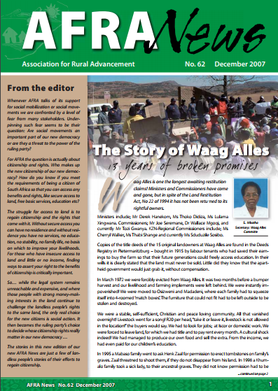 AFRA News No.62