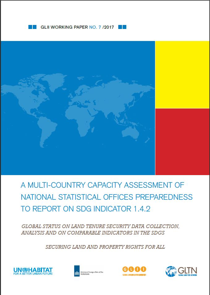 A Multi-Country Capacity Assessment of National Statistical Offices Preparedness to Report on SDG Indicator 1.4.2 cover image