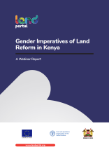 Gender Imperatives of Land Reform in Kenya