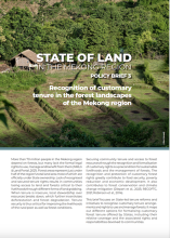 Recognition of customary tenure in the forest landscapes of the Mekong region