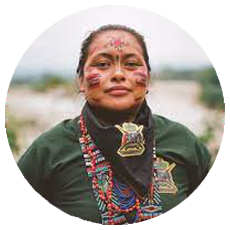Alexandra Narvaez (Kofan Community Ecuador). 