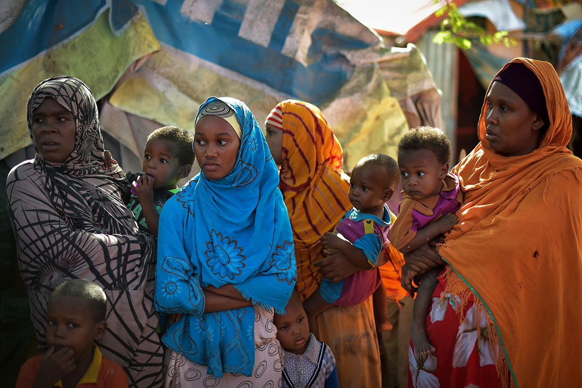 Women and children at Somali IDP camp, photo by UN Photo (CC BY-NC-ND 2.0)