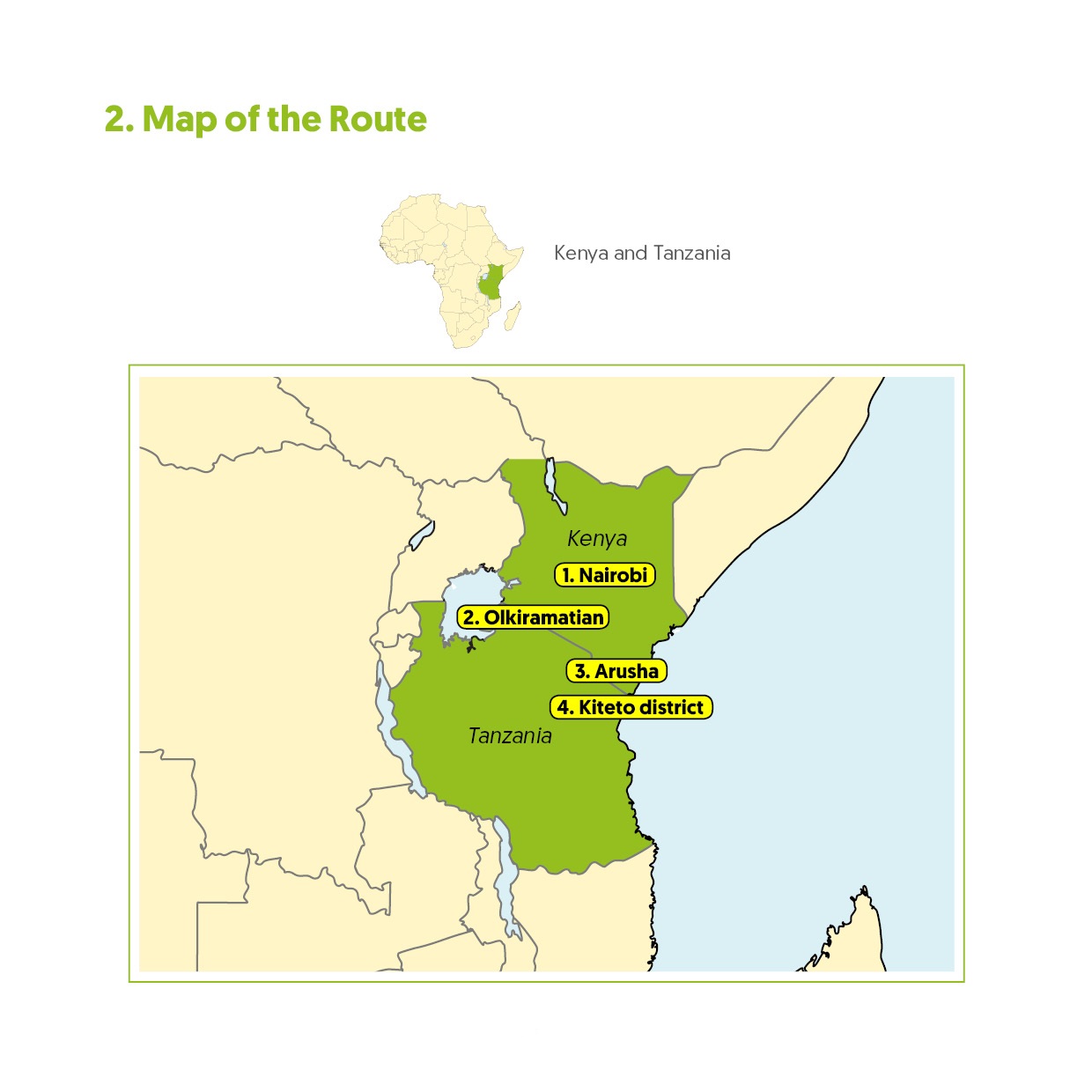 Learning Route Kenya and Tanzania